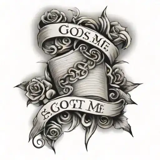 God's got me writing tattoo design idea