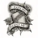 God's got me writing tattoo design idea