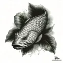 arapaima tattoo design idea