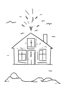 lights will guide you home tattoo design idea