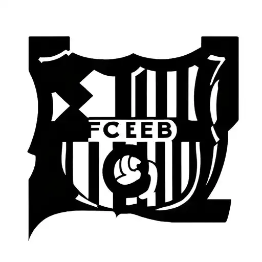 FC Barcelona Club Logo tattoo design idea