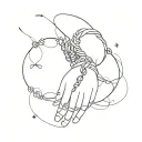 espresso x friendship bracelet tattoo tattoo design idea