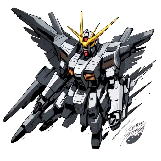Gundam wing endless waltz tattoo design idea
