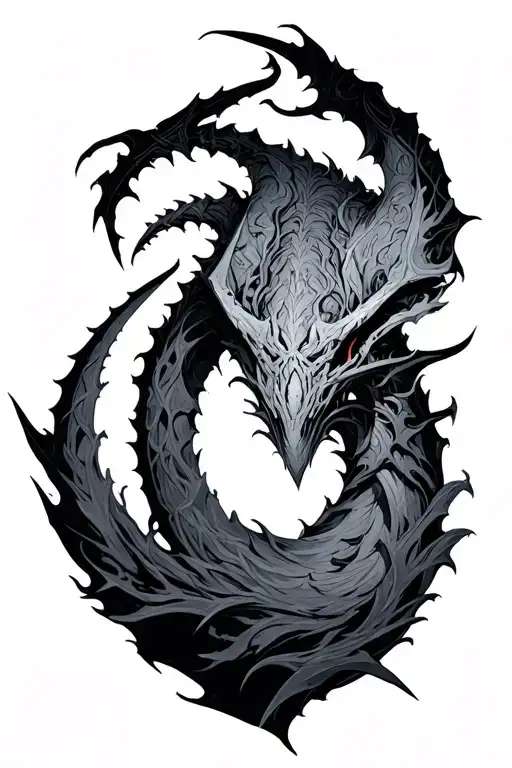 Magic the gathering eldrazi tattoo design idea