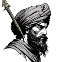 sikh khalsa warrior tattoo design idea