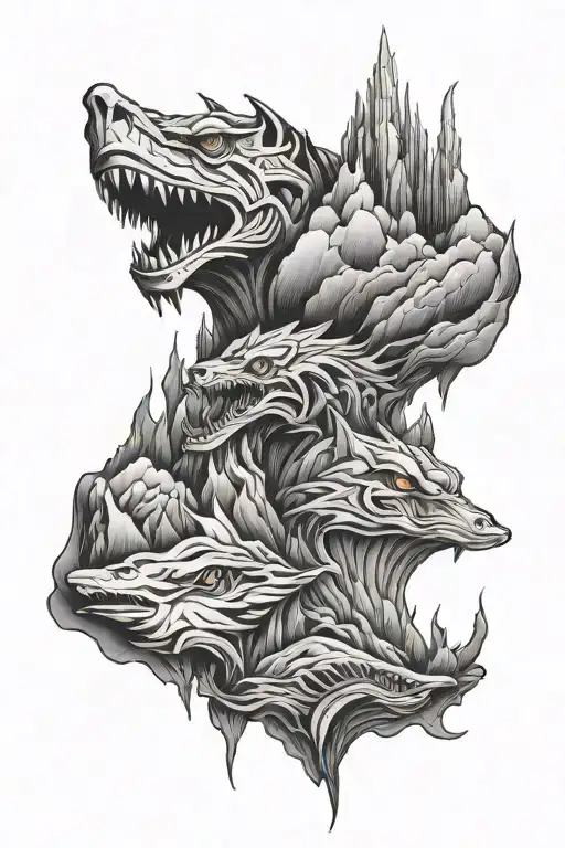 Canyon & Dakota tattoo design idea