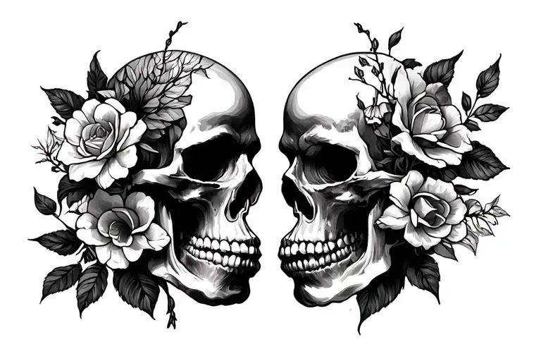 would like a life and death tattoo to represent a person close to menthat died and one that was born not long after. tattoo design idea