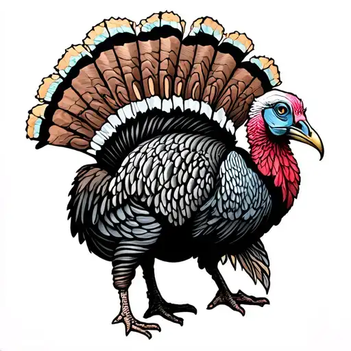 Turkey Track tattoo design idea