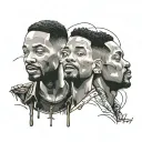 Will Smith Slapped Chris Rock tattoo design idea