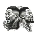 Will Smith Slapped Chris Rock tattoo design idea