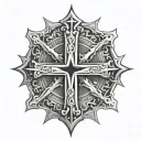Templar Cross tattoo design idea