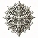 Templar Cross tattoo design idea