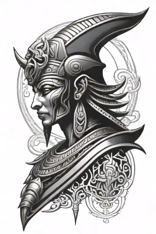 Osiris tattoo design idea