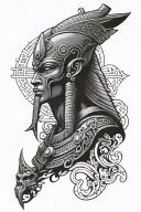 Osiris tattoo design idea