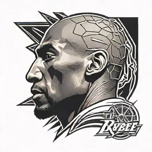 kobe Bryant logo tattoo design idea