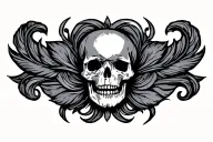 tramp stamp tattoo design idea