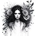 bjork vespertine artwork tattoo design idea