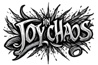 "Joy in chaos" Joy in chaos tattoo design idea
