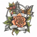 only god can judge me like tattoo design idea