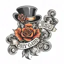 only god can judge me like tattoo design idea