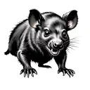 Tasmanian Devil tattoo design idea