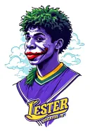 city of memphis, east highschool jersey, Lester prep Jersey, Long Live granny, clouds, basketball, joker, tattoo design idea