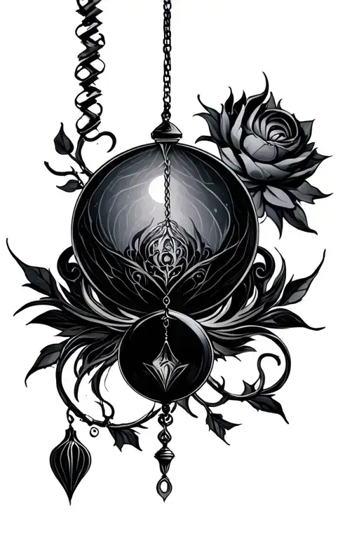 pendulum tattoo design idea