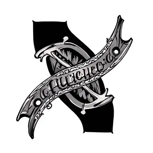 western tool sleeve tattoo design idea