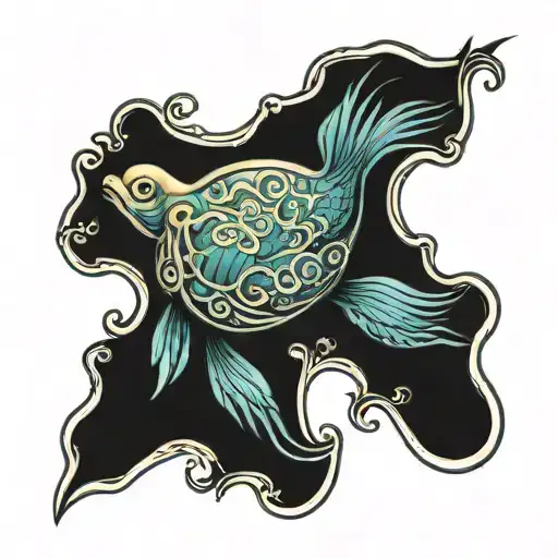 ocean themed tattoo tattoo design idea