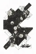 interstellar movie reference tattoo design idea