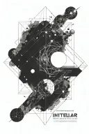 interstellar movie reference tattoo design idea