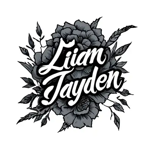 "Liam Jayden" Jayden tattoo design idea
