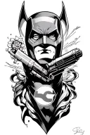 dc comic tattoo design idea