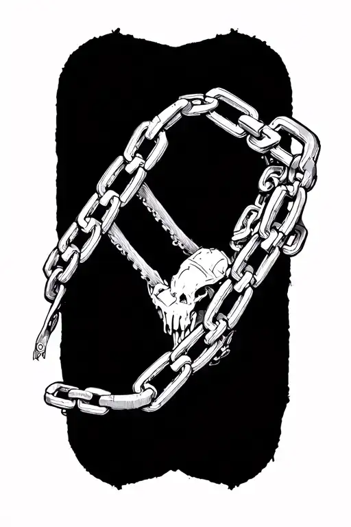 VII/LXXVII/LXIX with an mtb chain tattoo design idea