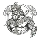 zeus tattoo design idea