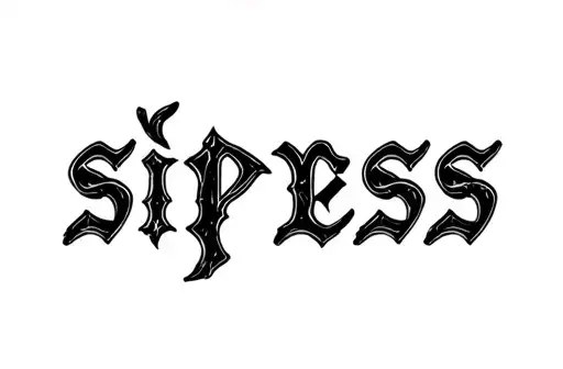 "Sipres" tattoo design idea