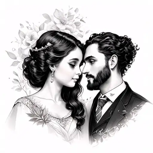 connection between niece and uncle tattoo design idea