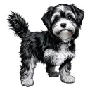 Cockapoo tattoo design idea