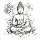 Buddhist inspired tattoo tattoo design idea