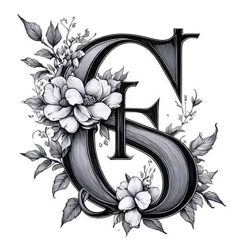 C, E, and S incorporated somehow tattoo design idea