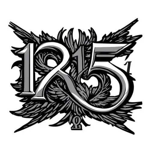 1985 Roman Numerals tattoo design idea