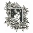 loyalty family friends tattoo design idea