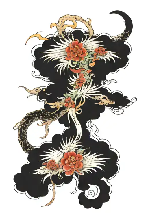 joint tattoo with 4 long-time friends tattoo design idea