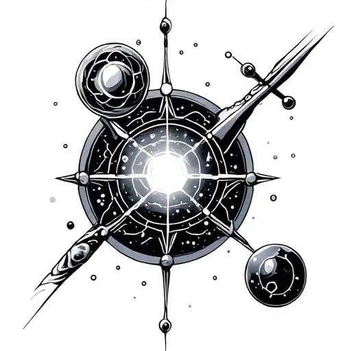 science symbols tattoo design idea