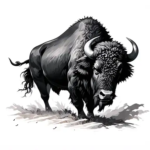 Buffalo Storm tattoo design idea