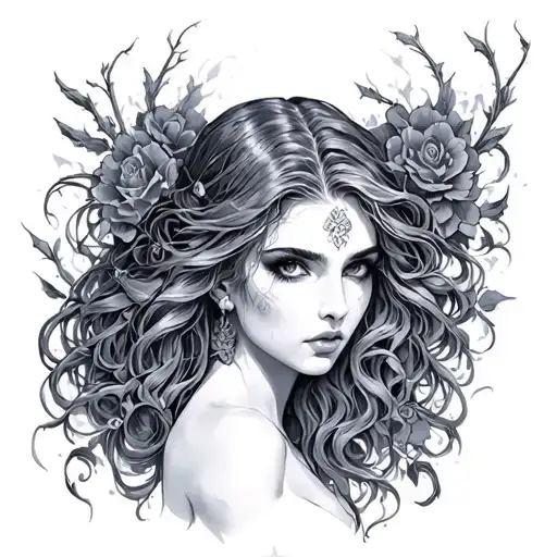 Lilith tattoo design idea