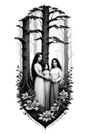 woods family meaningful tattoo tattoo design idea