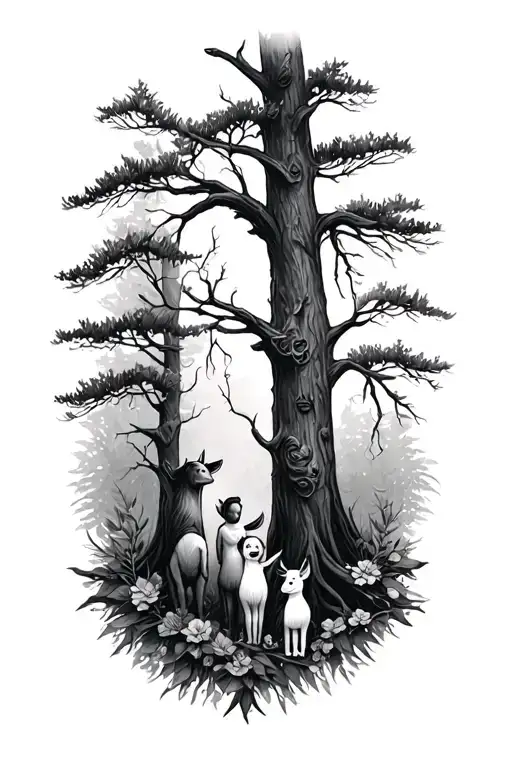 woods family meaningful tattoo tattoo design idea