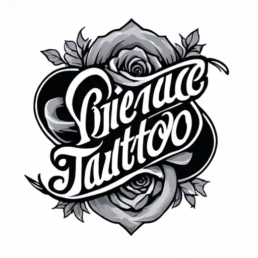 last name tattoo tattoo design idea