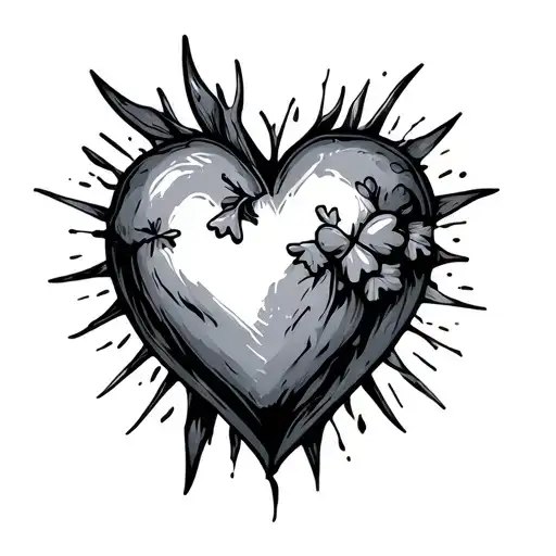 Autism Heart tattoo design idea